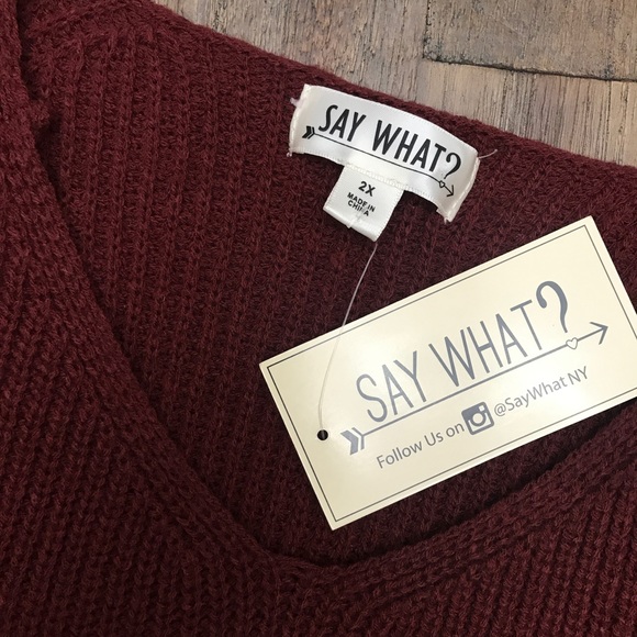 Say What knit sweater dress - Picture 3 of 6